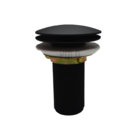 Válvula Lavatório Ralo Click Preto Fosco Metal Pia Banheiro