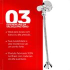 Valvula Mictorio Temporizada Parede Cromada  Blukit C/flexive