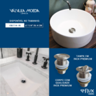 Válvula Moeda 1.1/4 - Tampa Giratória Inox