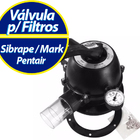 Válvula Multivias Parafusada Para Filtros C/ Manômetro Sibrap