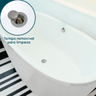 Valvula Para Banheira Ralo Click Inox 1 1/2 Jacuzzi Hidromass