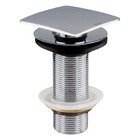 Válvula Para Banheiro Click Quadrada Cromado Fani