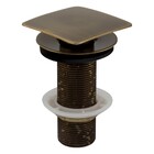 Válvula Para Banheiro Click Quadrada Ouro Velho Fani