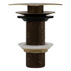 Válvula Para Banheiro Click Quadrada Ouro Velho Fani