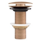 Válvula Para Banheiro Click Redonda Champanhe Fani