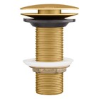 Válvula Para Banheiro Click Redonda Gold Fani