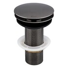 Válvula Para Banheiro Click Redonda Grafite Escovado Fani