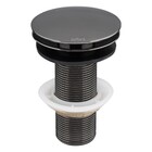 Válvula Para Banheiro Click Redonda Grafite Liso Fani