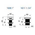 Válvula Para Banheiro Click Redonda Rose Gold Fani