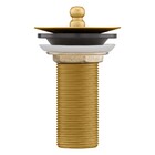 Válvula Para Banheiro Com Tampa Gold Fani