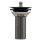 Válvula Para Banheiro Com Tampa Grafite Escovado Fani