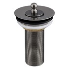 Válvula Para Banheiro Com Tampa Grafite Escovado Fani