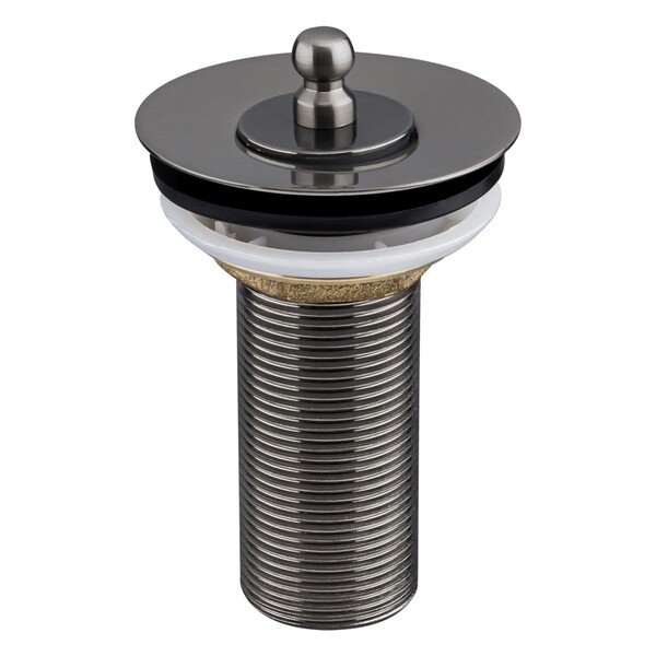 Válvula Para Banheiro Com Tampa Grafite Escovado Fani