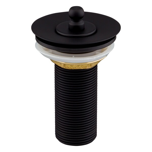 Válvula Para Banheiro Com Tampa Preto Fosco Fani