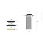 Válvula Para Lavatório Clique Blukit 101642 Cromado