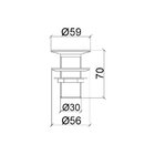 Válvula Para Lavatório Lorenzetti 1602 F20 Preta