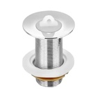 Válvula Para Lavatório Pia Cuba Metal Cromado 7/8