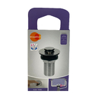 Válvula Para Pia de Banheiro Cromada Clic 7/8" Ajustável CWBR01 Equation