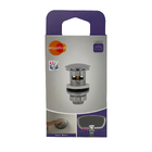 Válvula Para Pia de Banheiro Cromada Clic com Adaptador 7/8" Ajustável D1141 Equation