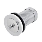 Válvula Para Pia de Banheiro Cromada com Adaptador 7/8" Ajustável D3109 Equation