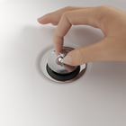 Válvula Para Pia de Banheiro Cromada com Adaptador 7/8" Ajustável D3109 Equation