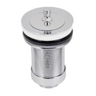 Válvula Para Pia de Banheiro Cromada com Adaptador 7/8" Ajustável D3109 Equation