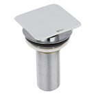 Válvula para Pia de Banheiro Click Longa 1" Cromada Fani