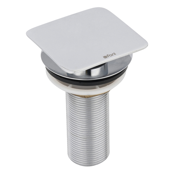 Válvula para Pia de Banheiro Click Longa 1" Cromada Fani