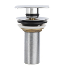 Válvula para Pia de Banheiro Click Longa 1" Cromada Fani