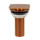 Válvula para Pia de Banheiro Click Metal Longa Rose Gold Fani