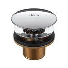 Válvula para Pia de Banheiro Metal Curta Deca