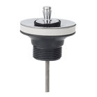 Válvula para Pia de Banheiro Metal e Plástico Curta 1" Deca