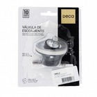 Válvula para Pia de Banheiro Metal e Plástico Curta 1" Deca