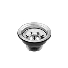 Válvula para Pia de Cozinha Inox Polido Docol