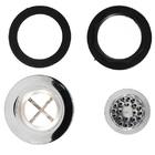 Válvula para Pia de Cozinha ABS Cromado 3 1/2" Curta Sem Ladrão  Overtime