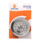 Válvula para Pia de Cozinha Latão Cromado 4.1/2" Longa Sem Ladrão Luxo Esteves