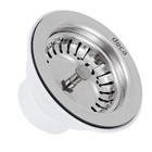 Válvula para Pia de Cozinha Metal 3.1/2" Deca