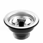 Válvula Para Pia Inox 3.1/2" Com Tampa Inox Padova - Unico