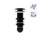 Válvula Para Pia de Banheiro Preta Clic 7/8" Ajustável CWC2B-BR Equation