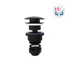 Válvula Para Pia de Banheiro Preta Redonda 7/8" Ajustável CWA3-BR Equation