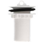 Válvula para Tanque Plástico Branco 1.1/4" Curta Sem Ladrão Prática Esteves