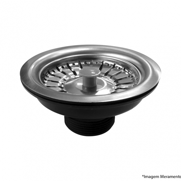 Valvula Pia Americ Higiban Aco Inox 4.1-2equot, 303541 Blister