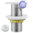 Válvula Pia Banheiro Lavatório Escoamento 7/8" S/ladrão Metal