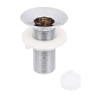 Válvula para Pia de Banheiro Longa com Tampa ABS 7/8" VL4/S Astra