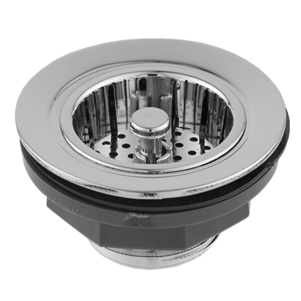 Válvula Pia Cozinha Americana Escoamento 3.1/2'' Abs Cromada