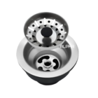 Válvula Pia Cozinha Americana Escoamento 3.1/2" Aço Inox Crom