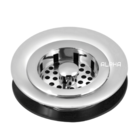 Válvula Pia Cozinha Americana Escoamento 3.1/2 Metal Cromado