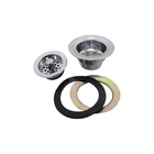 Válvula Pia Cozinha Americana Ralo Para Cuba Metal Cr 3.1/2