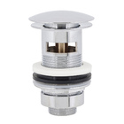 Válvula para Pia de Banheiro Clic 1.1/4"x7/8" Cromada Equation