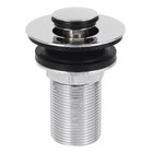 Válvula para Pia de Banheiro Clic Pequeno 7/8" Cromada Equation